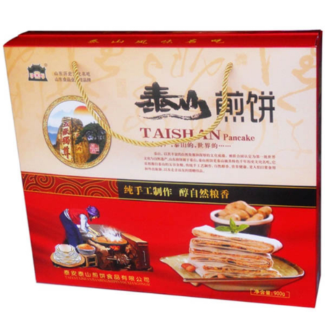 泰山香酥煎饼900g 6口味 礼盒装